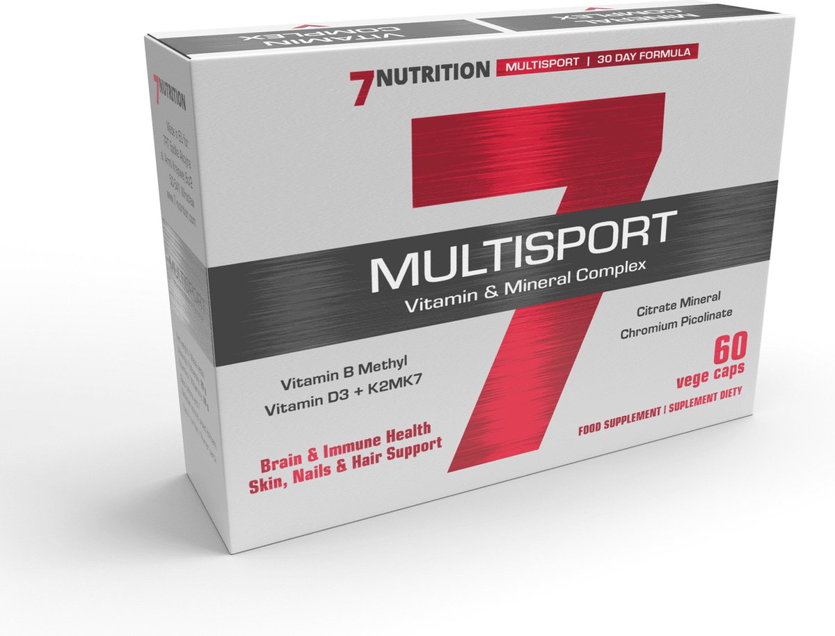 7Nutrition - Multisport - Sportvitamines - 60 caps