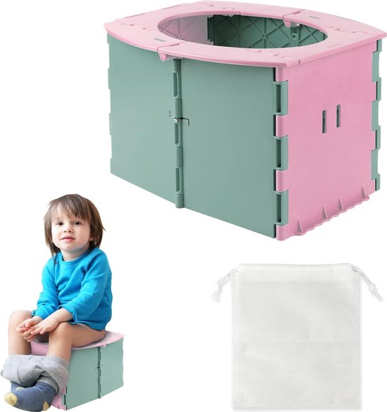 Siège de toilette pliable Enfants de 12 à 36 mois, pot mobile pour