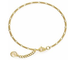 Elysian Armband Dames - Sterling Zilver 925 - 18K Goud verguld - Luxe geschenkdoos - 16 + 4 cm Elysian Armband Dames - Sterling Zilver 925 - 18K Goud verguld - Luxe geschenkdoos - 16 + 4 cm