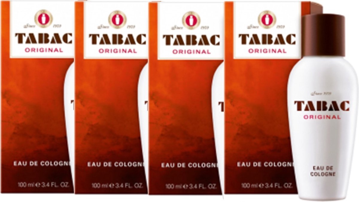 Goedkoopste Tabac - Original Eau De Cologne - 4 x 100 ml