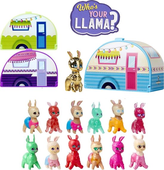 Who's Your Llama Mini verzamelfiguurtjes - 1 exemplaar - Spaar ze ...