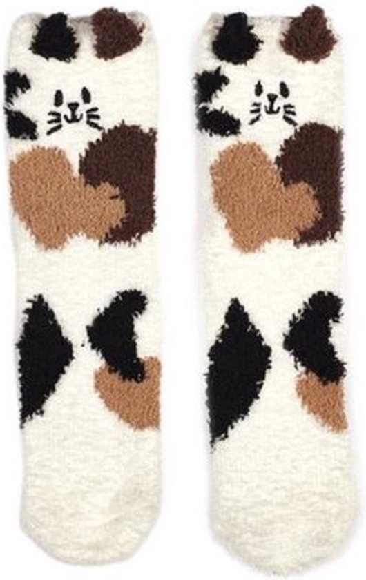 Dierenprint Sokken - Sokken - Tijger - kleur brown
