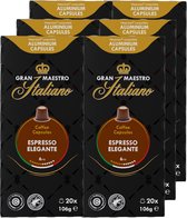 Gran Maestro Italiano - Espresso Elegante - Nespresso compatible - 6 x 20 cups