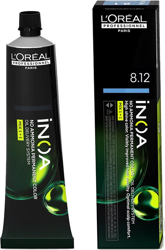 Teinture Permanente L'Oréal Professionnel Inoa Nº 7.8 Blond - 60 G - Sans Ammoniaque - Pour Un Blond Chaud - 11