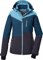 Killtec dames ski jas - ski-jas dames - 41628 - licht blauw/blauw/donkerblauw - maat 40