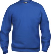 Clique Basic Roundneck Sweater Kobalt maat 2XL