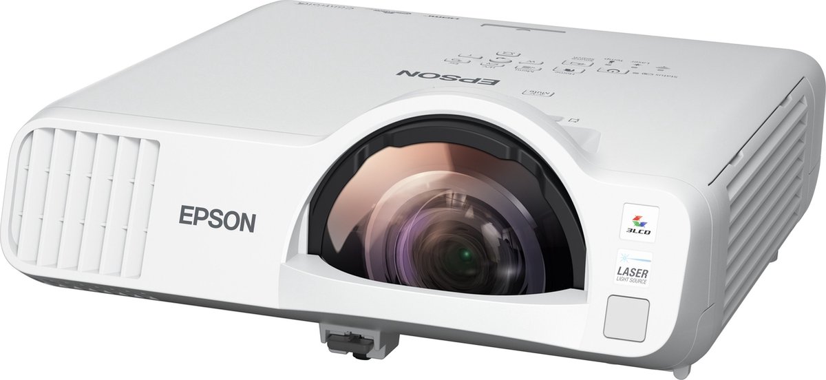 Epson V11HA76080 beamer/projector Projector met normale projectieafstand 4000 ANSI lumens 3LCD WXGA (1200x800) 3D Wit