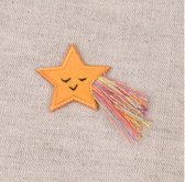 Patch étoile à franges - application tissu, cousable ou repassable - application