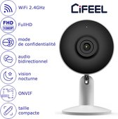 Caméra de sécurité Equivera - Intérieur - 1080p - Sans fil - Détecteur de mouvement