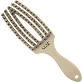 MAE® Haarborstel - Fingerbrush - Ontklit borstel - Beige