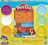 Play-Doh Pretemmer met 4 potjes en accessoires - Speelklei