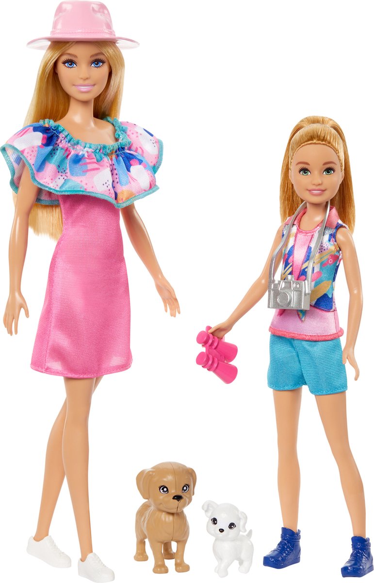 Barbie en Stacie to the Rescue - Zomeravontuur - Met twee puppy's - Barbiepop