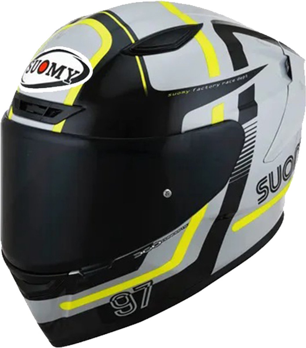 Suomy Track 1 Ninety Seven Ece 22.06 Grey Black S - Maat S - Helm