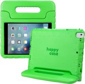 HappyCase Housse de tablette Kinder adaptée à Apple iPad 9.7 2017/2018/ Air/ Air 2 | Couverture adaptée aux enfants | Couvercle de protection | Couverture pour enfants | avec poignée et support | Vert