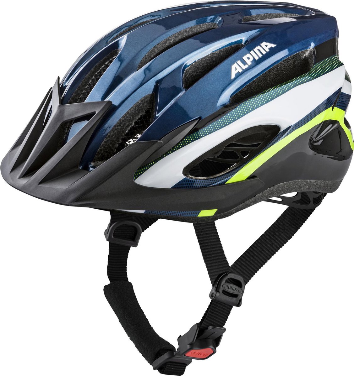 Alpina helm MTB 17 darkblue-neon 54-58cm