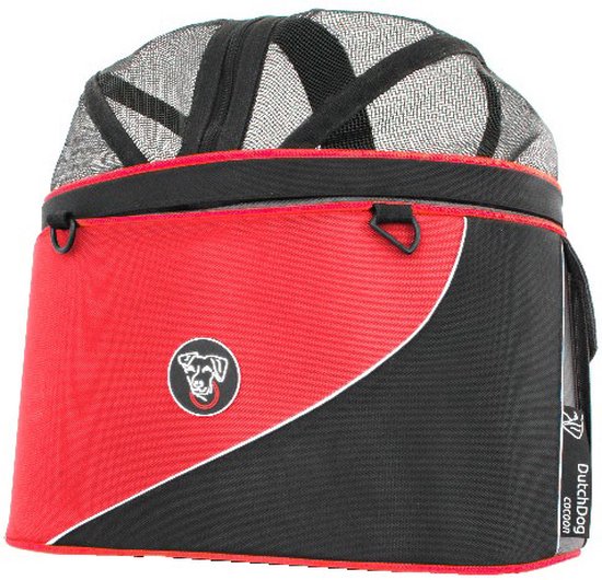DutchDog DoggyRide Cocoon carrying basket XL Red bol