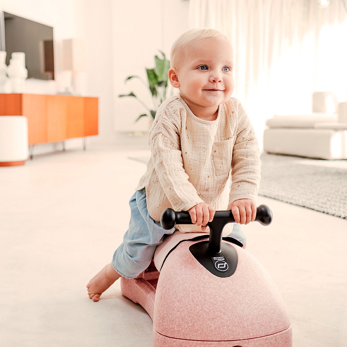 Scoot & Ride My First Baby - Roze - 3-in-1 loopwagen voor baby's — afbeelding 2