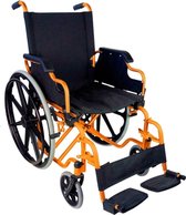 Fauteuil roulant Mobiclinic Giralda Premium - Orthopédique - Pliable - Repose-pieds - Accoudoirs - Assise 43 cm - Acier - Léger