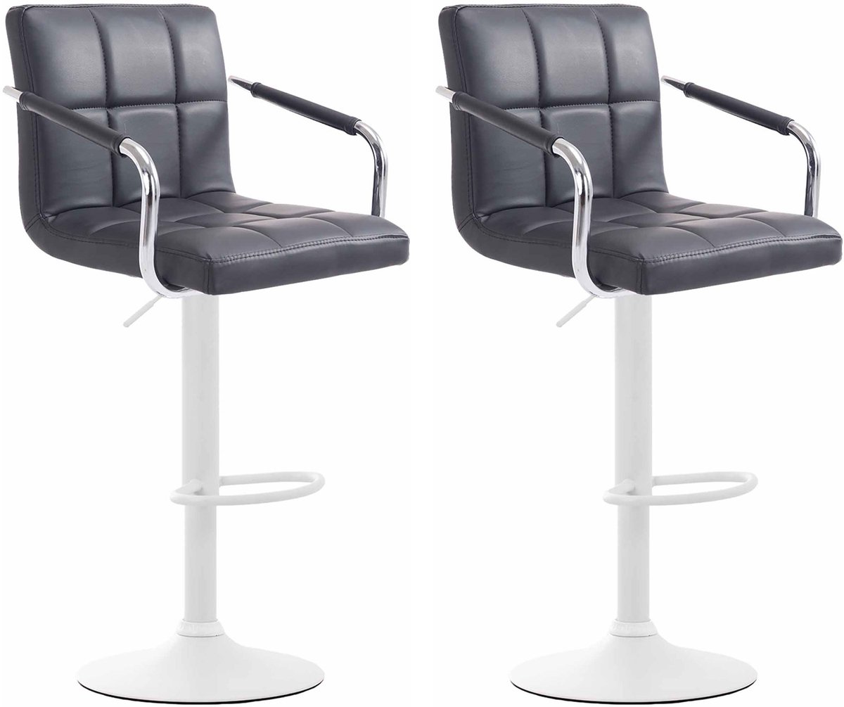 CLP Lucy Set van 2 Barkrukken zwart wit