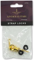 Straplock pour guitare acoustique ukulélé ukulélé Straplock avec vis et anneau de protection accessoires guitare basse Accessoires de vêtements pour bébé