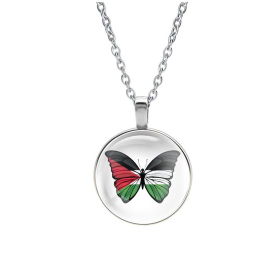 Kettin Glas - Vlinder Vlag Palestina
