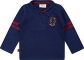 Frogs and Dogs - Shirt Polo met Patch - -Handsome Academy - Navy Blauw - Maat 68 -