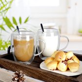 thee glazen – set van theeglazen – premium kwaliteit – luxe glazen koffie thee