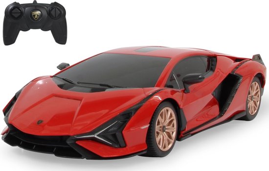 Jamara 403126 RC Lamborghini Sian FKP – rood – 1:24