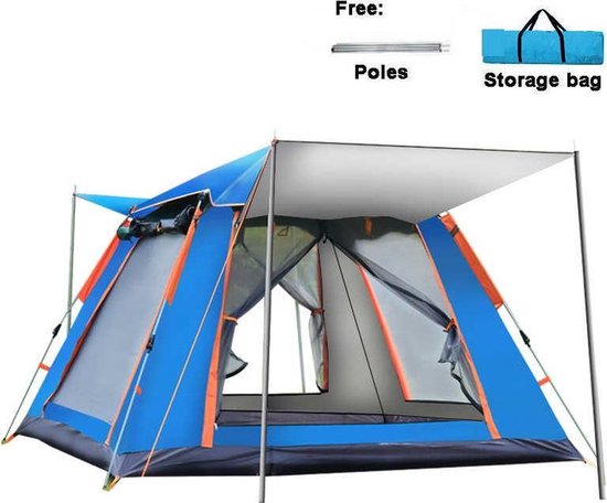 Vijf persoons waterdichte tent uv-bescherming
