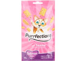 Purrfections Kattensnacks - Zalm - 5 x 60 gr