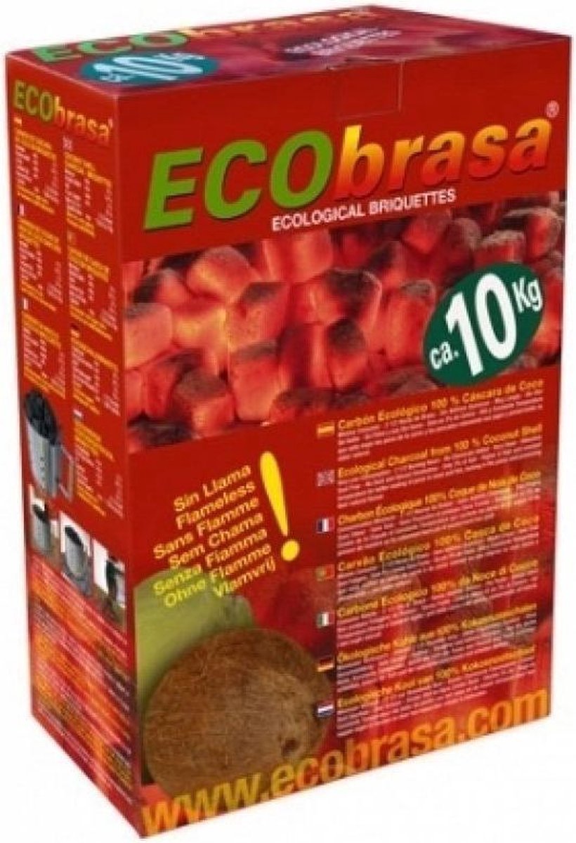 Ecobrasa Kokosbriketten Cubes 10 kg