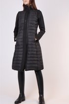 Montar Long Emma Hybrid Jacket - maat S - black
