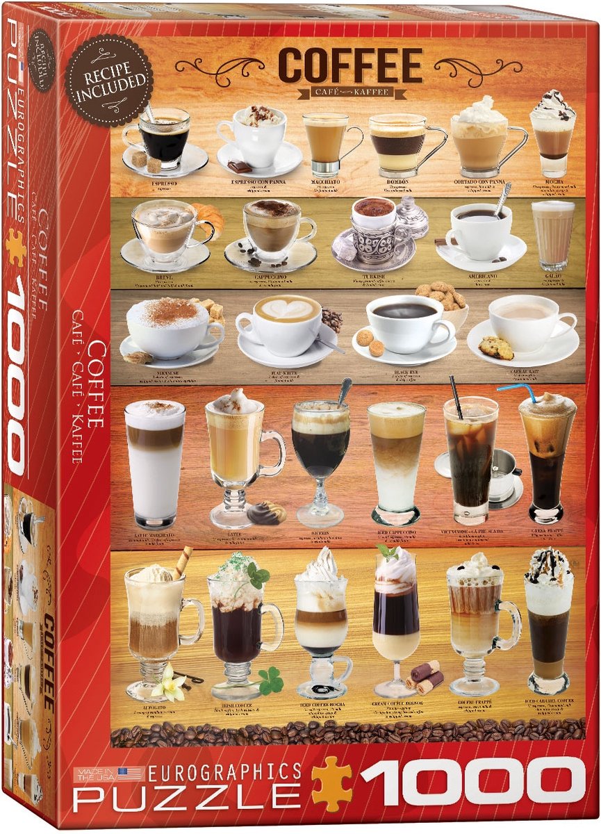 Coffee Puzzel (1000 stukjes)