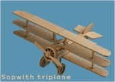 Modélisme réduit d'avion en bois - Triplan Sopwith