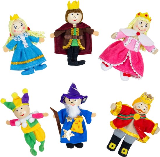 Foto: Bigjigs finger puppets royalty set