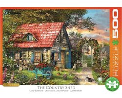 Eurographics - Het Landschuurtje (The Country Shed) - Dominic Davison - 500 XL stukjes 68×48cm (b×h) - Familie Legpuzzel