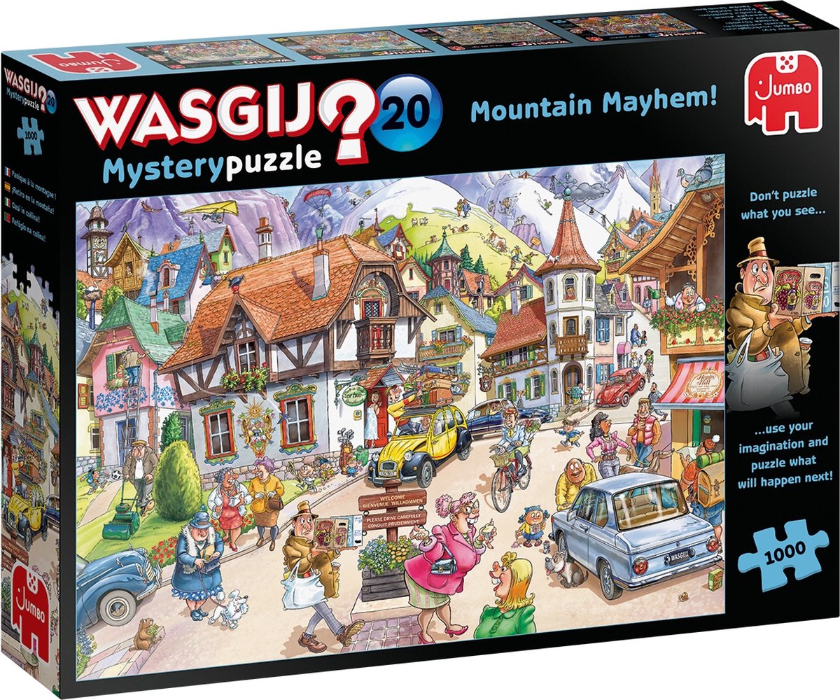 Wasgij Mystery 20 Vakantie in de Bergen! puzzel - 1000 stukjes - Wasgij