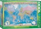 Puzzel - Map of the World (1000)