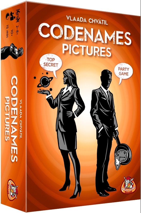 White Goblin Games - Codenames Pictures - Gezelschapsspel cadeau geven