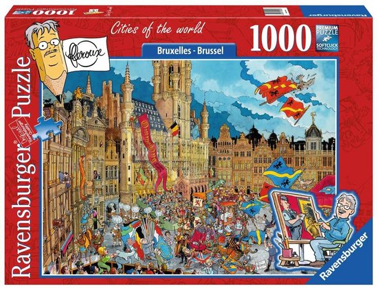 Ravensburger puzzel Fleroux Brussel - Legpuzzel - 1000 stukjes | bol.com