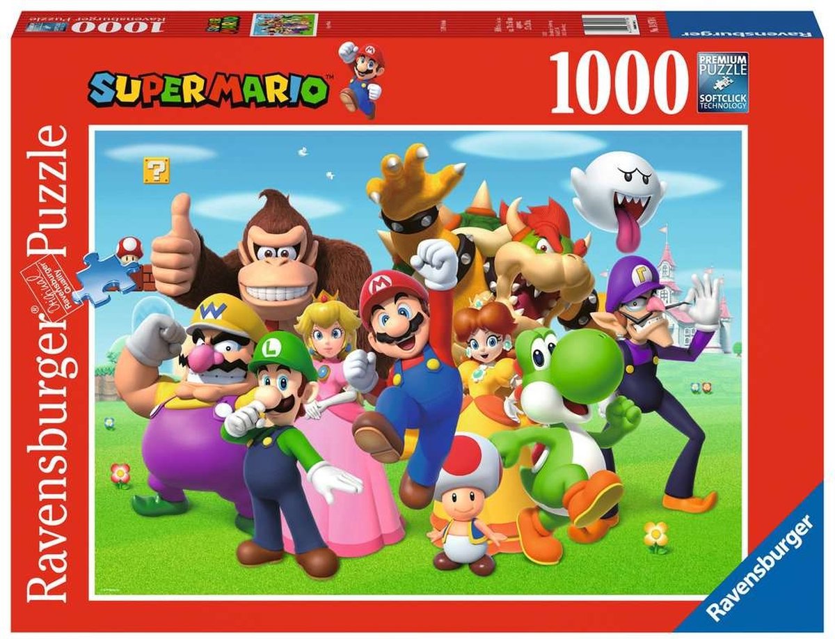 Ravensburger puzzel Super Mario - legpuzzel - 1000 stukjes — afbeelding 2