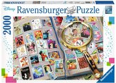 Ravensburger puzzel Mijn Mooiste Postzegels - Legpuzzel - 2000 stukjes