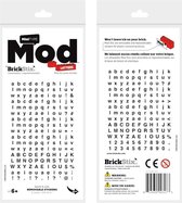 BrickStix 999156 Letters - herbruikbare stickers voor bouwstenen