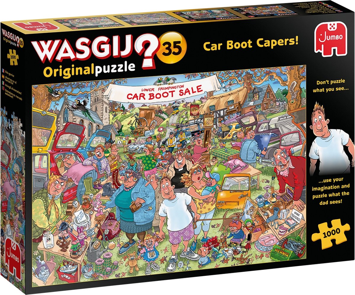 Wasgij Original 35 Vlooienmarkt Vondsten! puzzel - 1000 stukjes - Wasgij