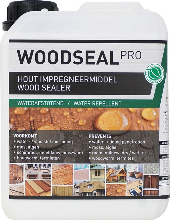 Woodseal Pro - Hout impregneermiddel | Hout waterdicht maken | Hout behandelen - 2,5 Liter