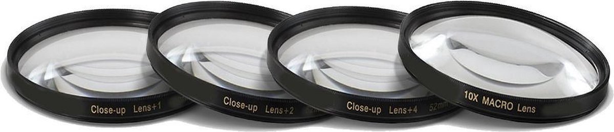Delamax 380067 camerafilter / 55mm Close Up Lens Set +1 +2 +4 +10