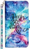 Boekhoesje met print geschikt voor Samsung Galaxy A32 5G - Dreaming Universe gsm hoesje - telefoonhoes - telefoonhoesjes