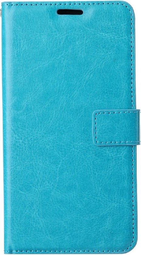 Coque LuxeBass adaptée pour Samsung Galaxy S8 Plus - Etui livre avec fentes pour cartes - Etui turquoise pour téléphone portable - Etui téléphone - Etuis téléphone