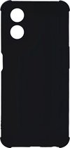 LuxeBass TPU antishock back cover voor Oppo A78 5G | zwart | achterkant bescherming | valbestendig tot 1m | IP55 | telefoonhoesje