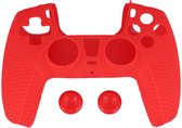 Battletron Skin Controller Rood geschikt voor PS5 controller